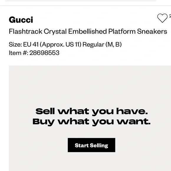Gucci Flashtrack Crystal Embellished Platform Sneakers 💕 - Picture 11 of 11